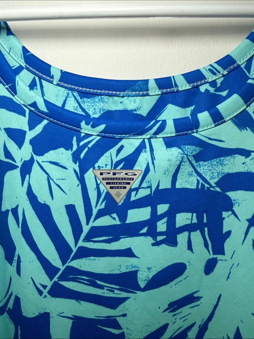 Columbia Women's Freezer Tank Dress Mini Dress Tropical Print Youth Large - Picture 3 of 4